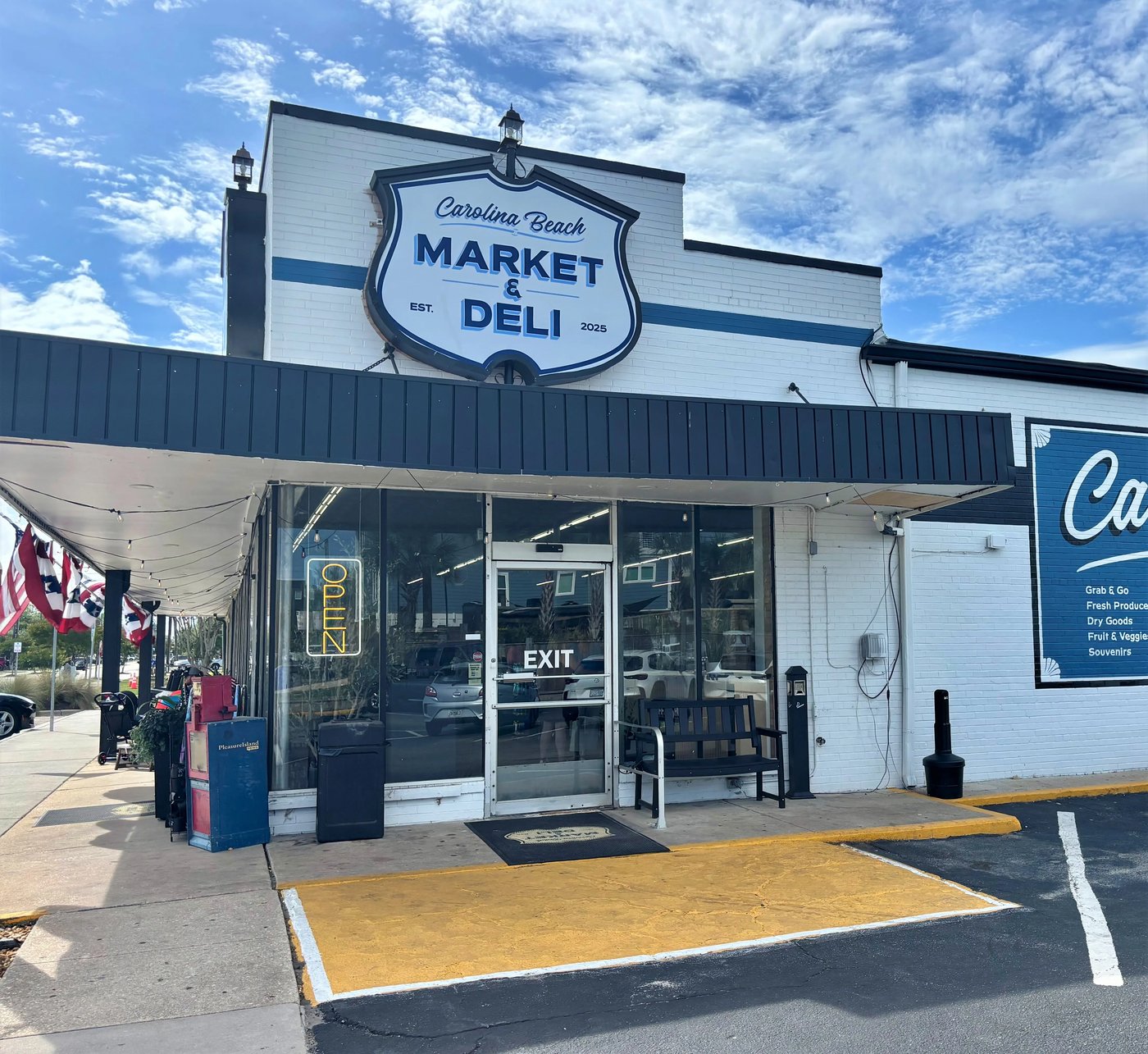 Carolina Beach Market & Deli storefront on Cape Fear Blvd